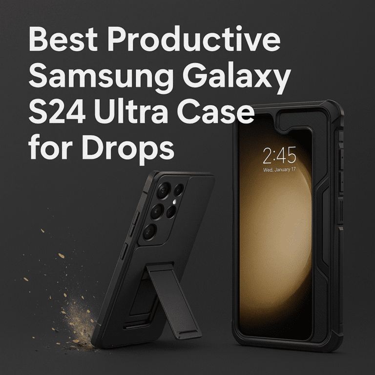 Best Productive Samsung Galaxy S24 Ultra Case for Drops.
